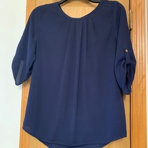 Pleated blouse